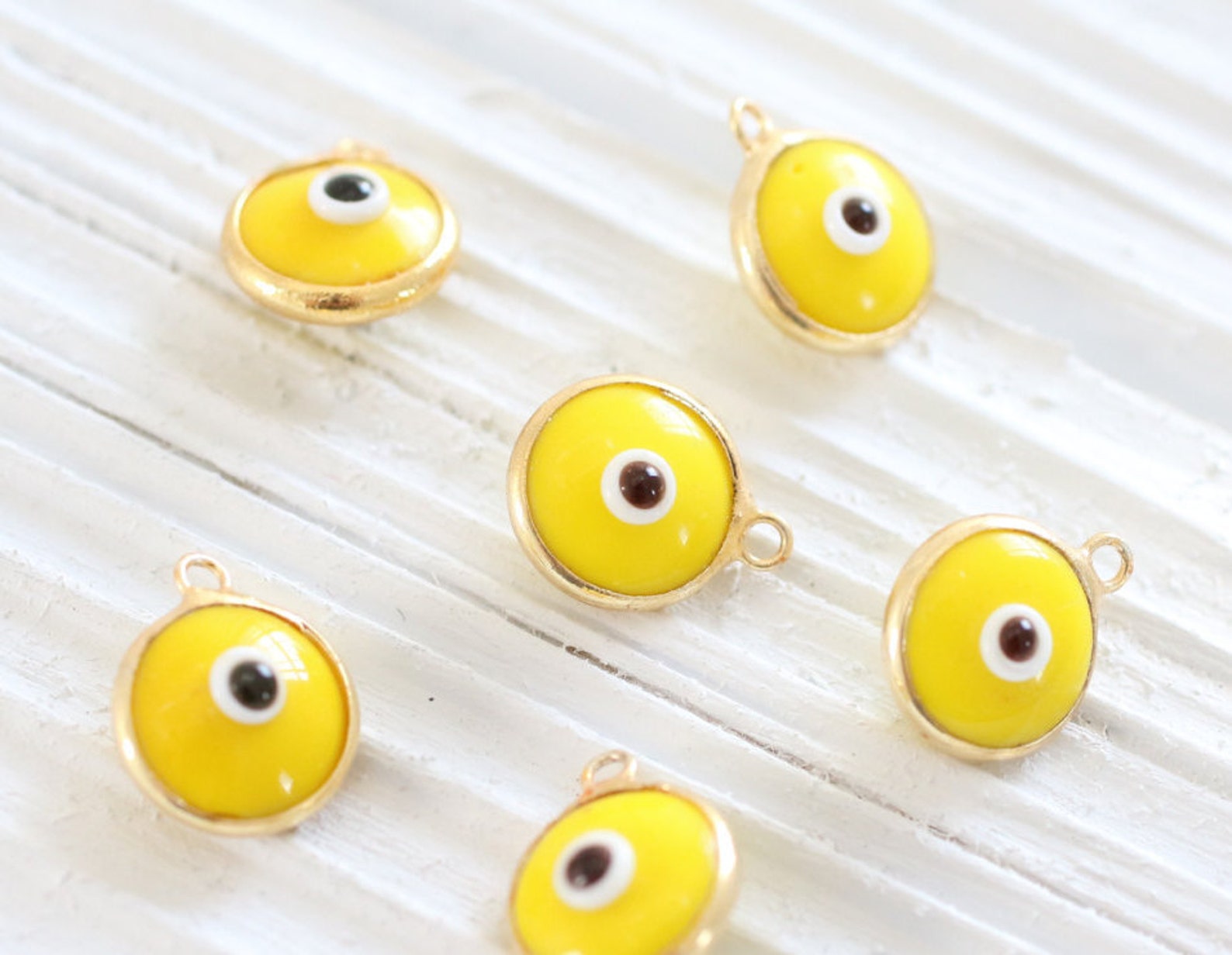 5pc-yellow-evil-eye-charms-good-luck-beads-evil-eye-beads-bracelet