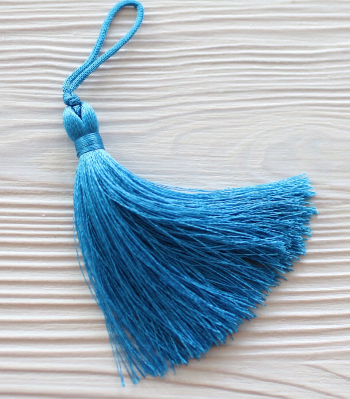 Silk Tassel Blue Tassel Large Tassels Tassel Turquoise Etsy