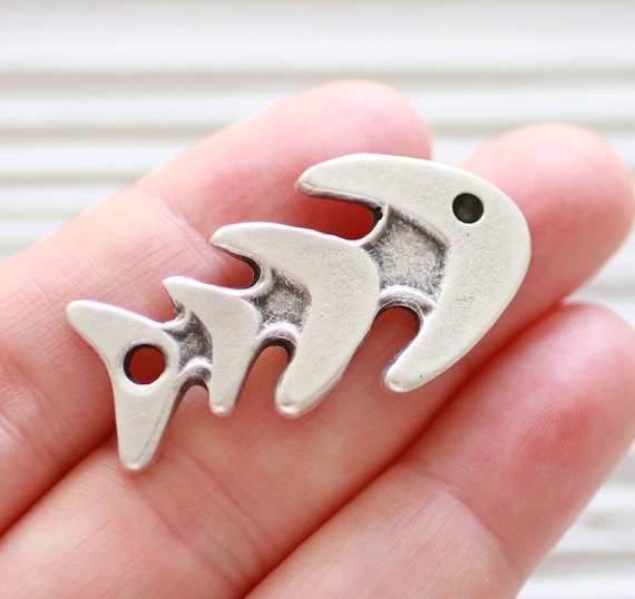 Fish pendant silver, sea pendant, silver pendant, big fish silver, animal pendant, silver fish, large fish, necklace pendant