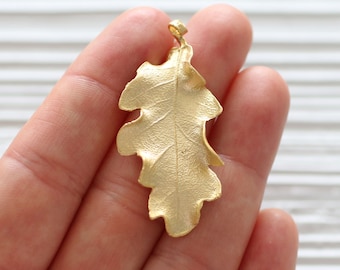 Leaf charm pendant, filigree leaf gold, hammered leaf, matte gold rustic pendant dangle, earring charms gold, romantic leaf charm, Y1