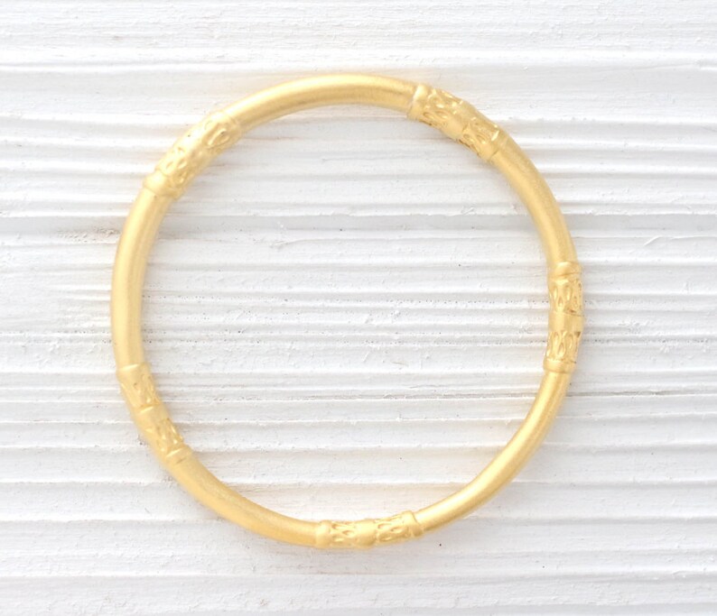 Large Gold Ring Pendant Connector Round Metal Connector Etsy