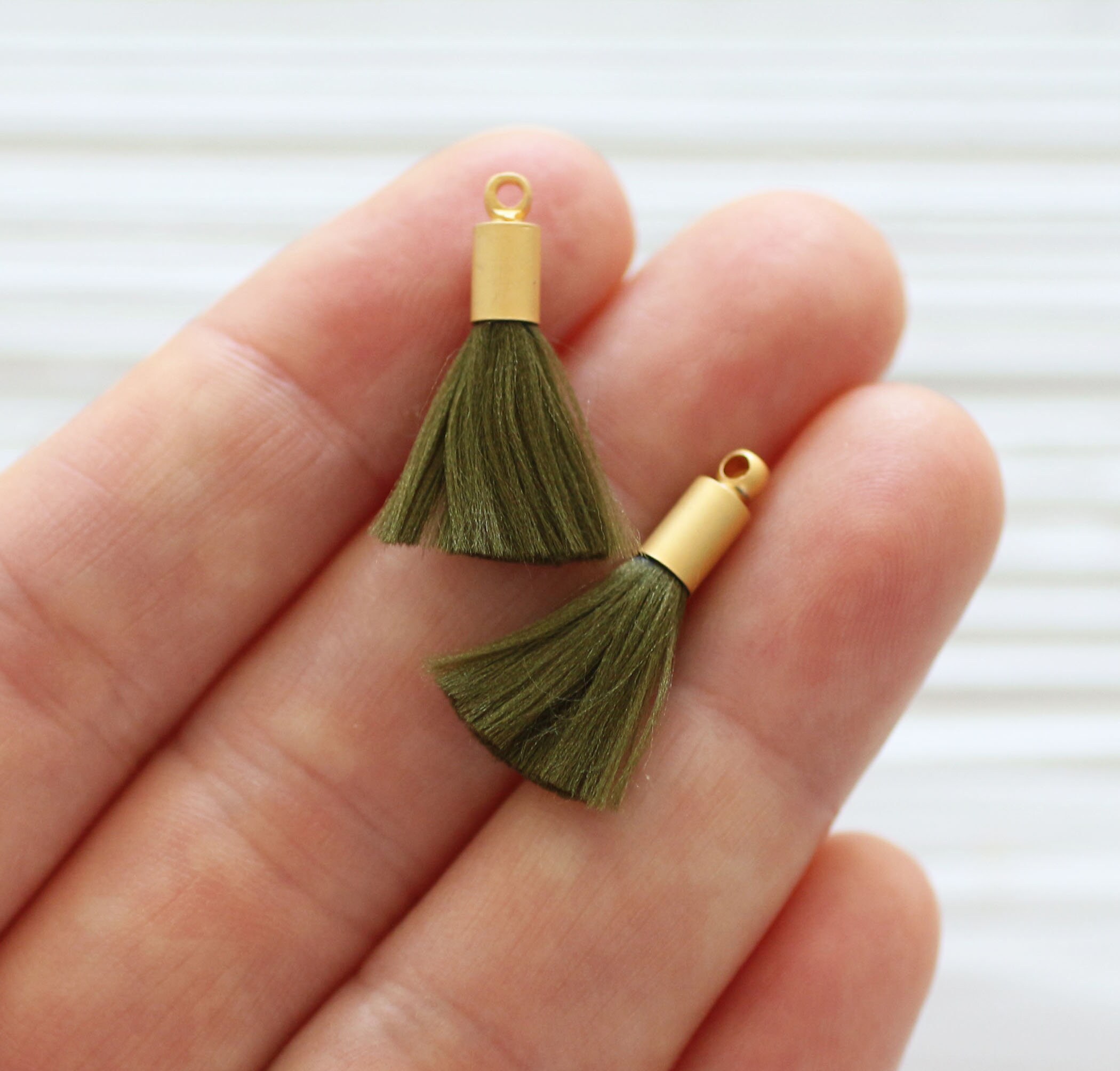 Tassel Earrings Green Vintage Design Ethnic Earring, Triangle Charm St –  Urban Flair USA