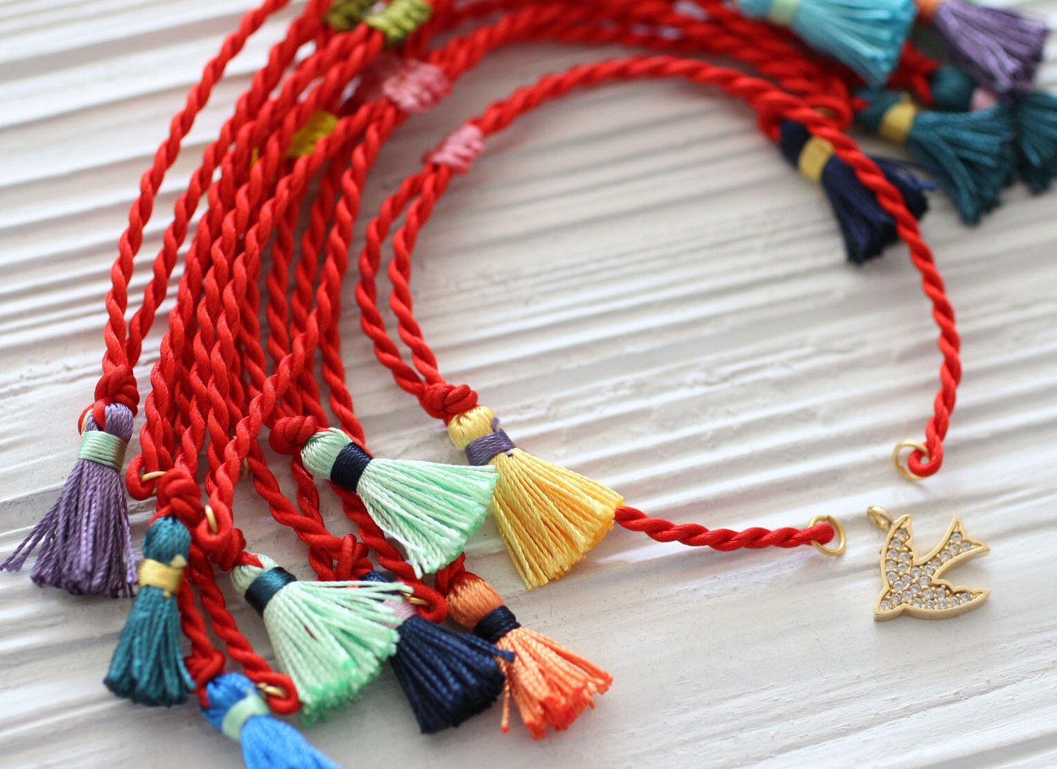 Diy tassel shop bracelet