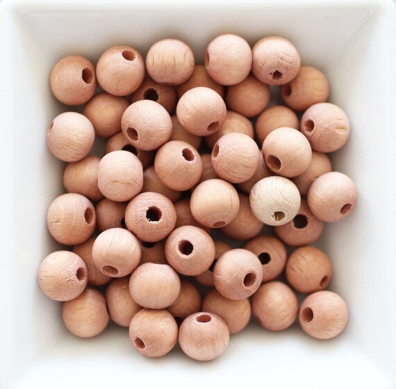 10mm natural wood beads, mala beads, 20pc, 40pc, 8" 16" loose beads, round wooden beads, brown spacer beads, natural wood rondelle beads,N34