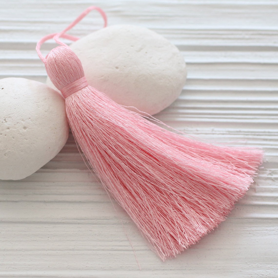 Pink Silk Tassel Extra Large Tassels Thick Tassel Hot Pink Etsy