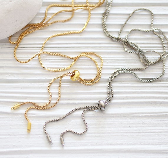 Diy silver deals necklace