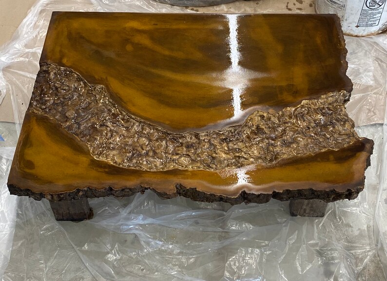 Live Edge Fiber Optic Log Bathroom Countertop Etsy