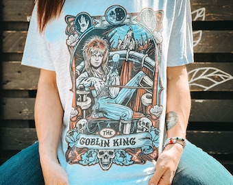 Labyrinth Jareth Shirt | Art Nouveau Labyrinth Bowie Movie Tee