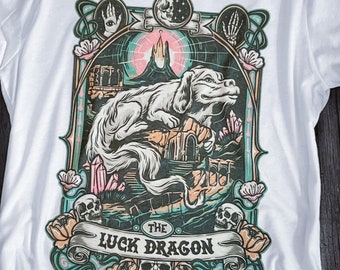 Neverending Story Luck Dragon Tee | 80's Movie Fantasy Shirt | Falcor