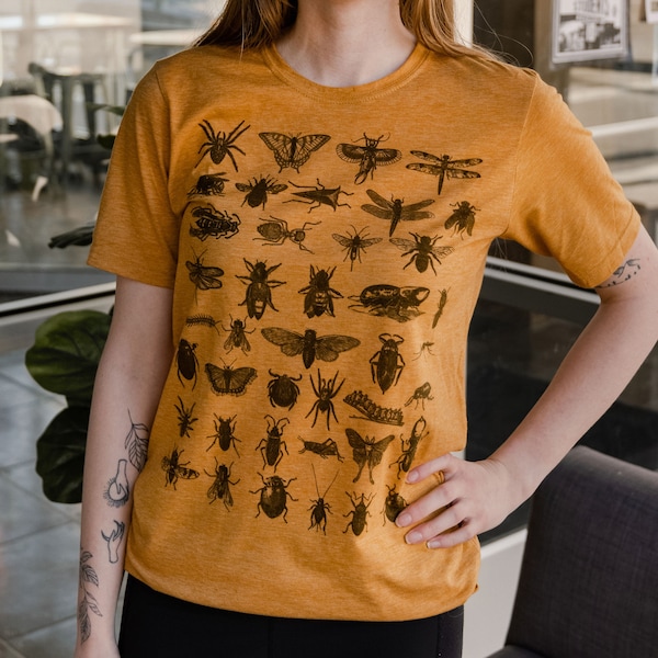 Insect Collection Tee, Vintage Bug Shirt