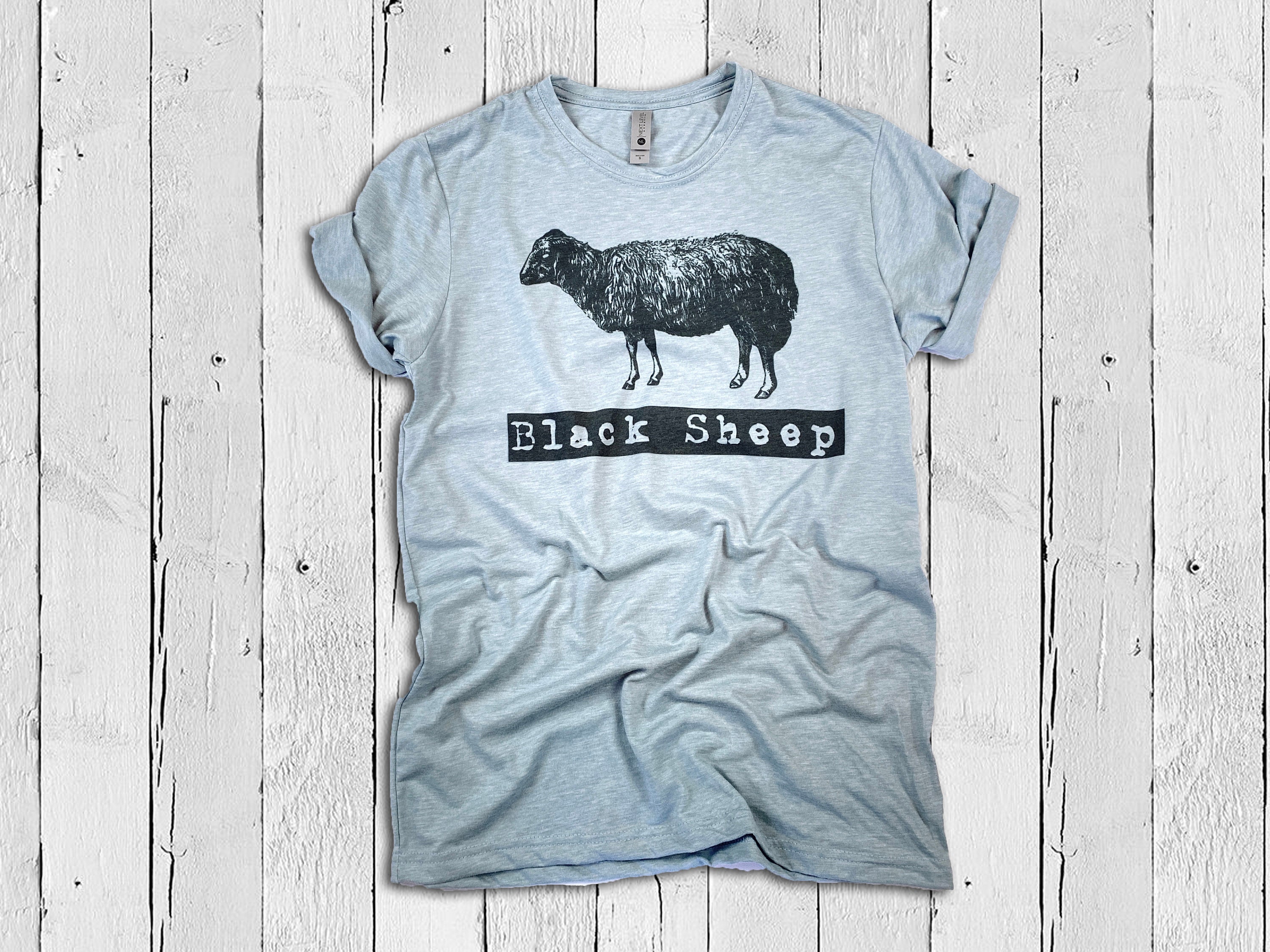 Black Sheep Unisex Soft Unisex Tee Black Sheep Blue Shirt Etsy