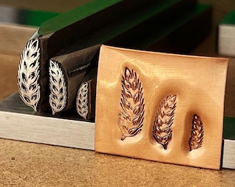 Wheat! Engraved Metal Hand Stamp.