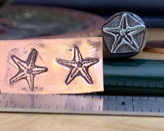 Starfish! Metal Hand Stamp.