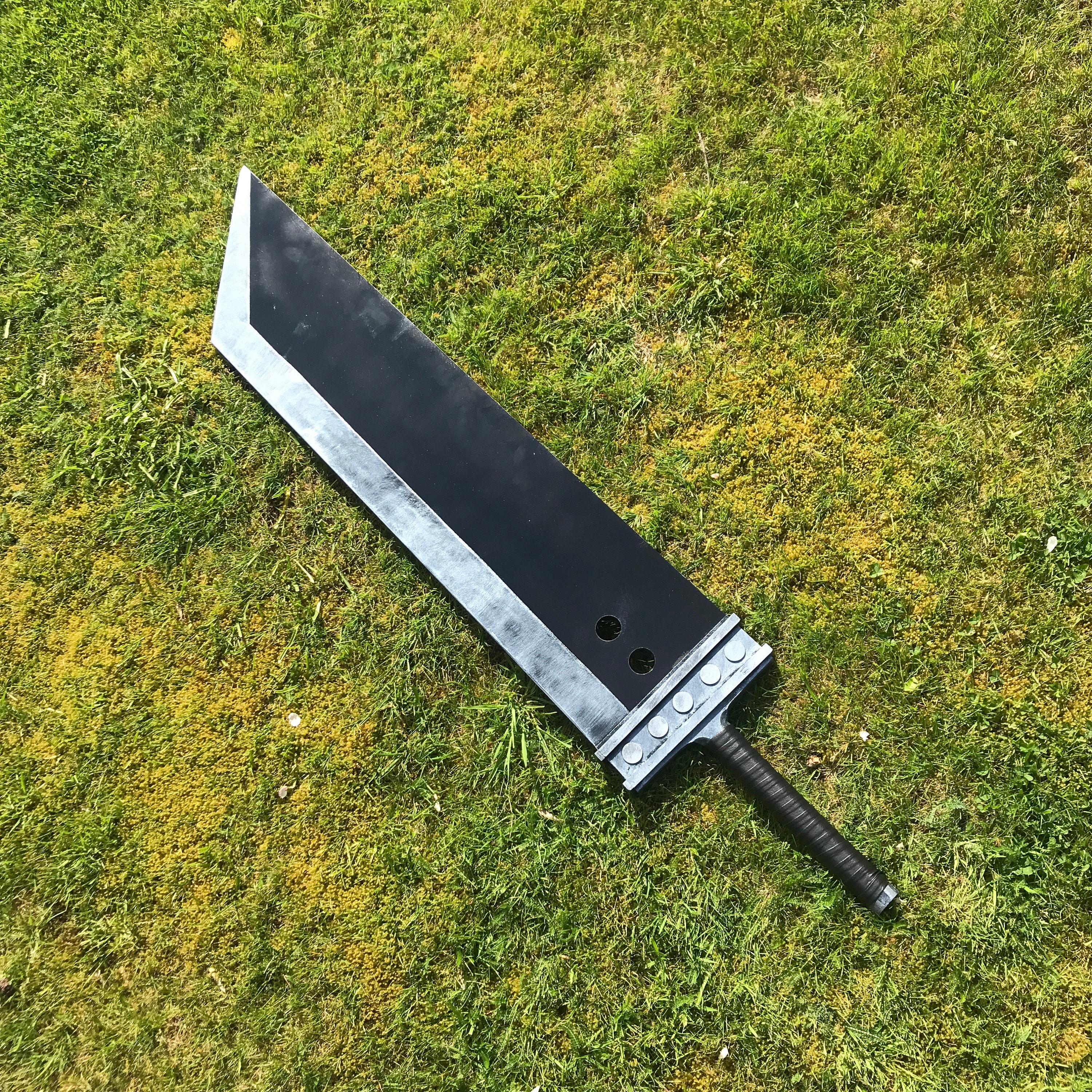 FF7 Buster sword (original 1997 Version) Fan made WOODEN REPLICA