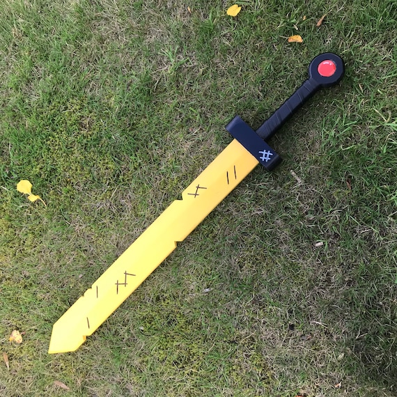 Finn's Golden Sword From Adventure Time Fan made WOODEN REPLICA