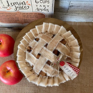 Faux Apple Pie Apple Pie Decor Tiered Tray Faux Apple Pie Etsy Il 300x300.5368447185 Igvf