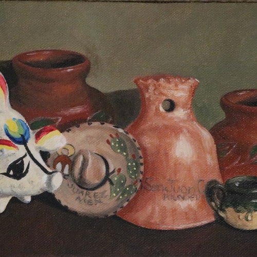 Southwest Tourist Group original oil painting 6 x shops 12 inch canvas