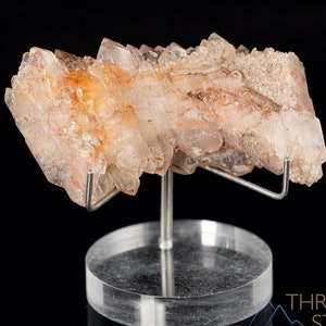 FADEN QUARTZ w AMPHIBOLE Raw Crystal Cluster - Housewarming Gift, Home Decor, Raw Crystals and Stones, 40093