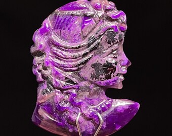 SUGILITE Cabochon Cameo - Gemstones, Jewelry Making, Crystals, 45104