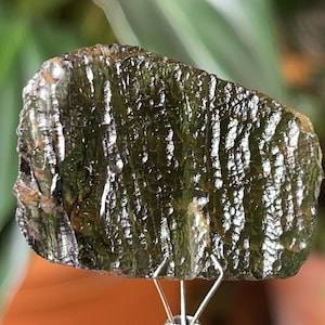 MOLDAVITE Raw Crystal - 10.2g - Raw Moldavite Crystal, Genuine Moldavite Stone, 44203