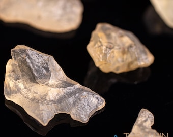 Cristal de vidrio del desierto libio en bruto - Impactita espacial rara y única para colecciones, E1873