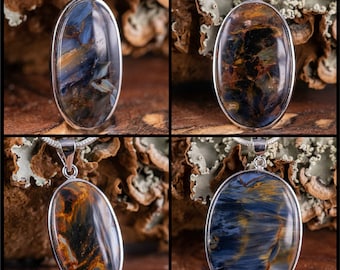 Natural Starlight Pietersite Gemstone Carved Pixiu Necklace Reiki Healing #15