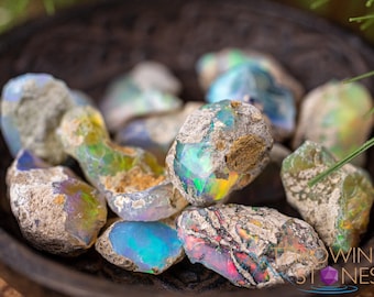 OPAL Raw Crystals - AA Grade, Large - Bulk Raw Opal, Rough Opal Lot, Welo Opal, E0216