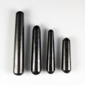 SHUNGITE Crystal Massage Wand - Crystal Wand, Self Care, Healing Crystals and Stones, E1819