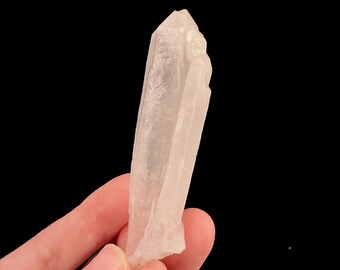 Growth INTERFERENCE QUARTZ Crystal Specimen - Natural Raw Stone Points, Unique Boho Home Decor, 57082