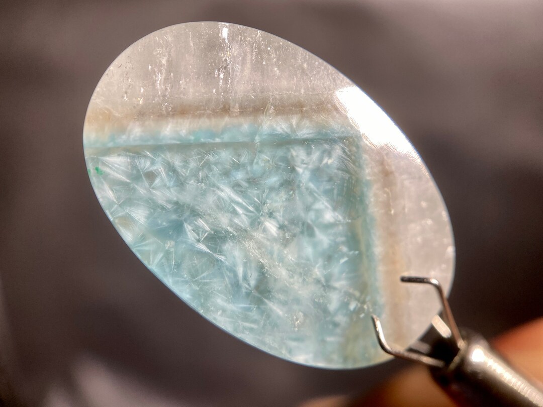 GILALITE Cabochon Medusa Paraiba Quartz Bicolor Oval Etsy
