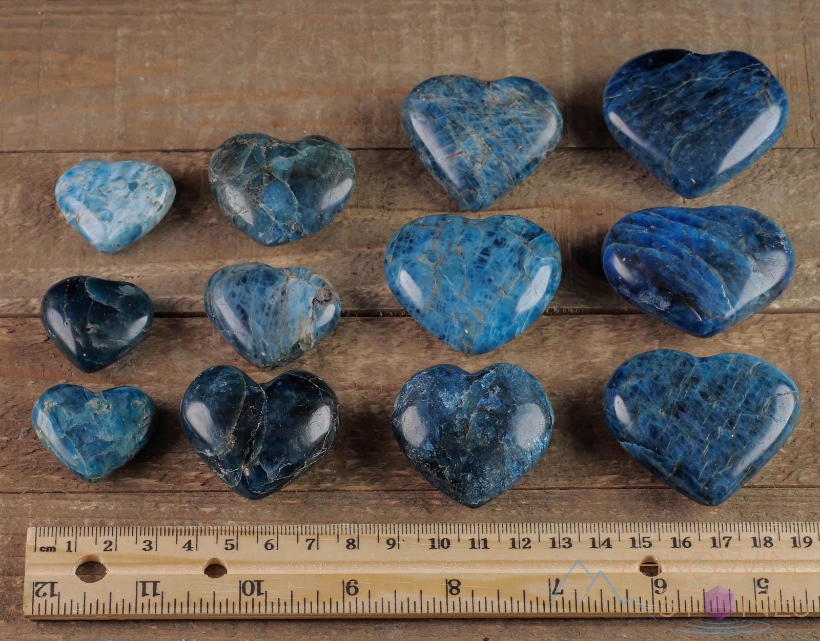 ブルーアパタイトクリスタルハート - セルフケア、ママへのギフト