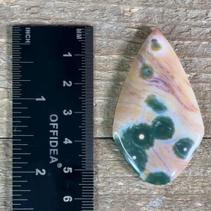 OCEAN JASPER Kristall Cabochon för personlig smyckestillverkning Unik gåva, 54824 bild 2