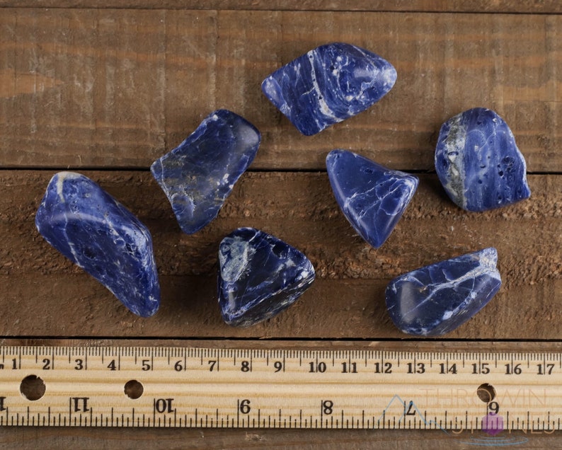 Healing Crystals and Stones E0028 Housewarming Gift Unique Gift Meditation Stone SODALITE Tumbled Stones