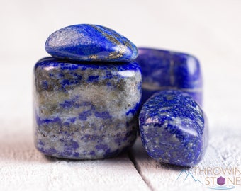 LAPIS LAZULI Tumbled Stones - Irregular  - Tumbled Crystals, Self Care, Healing Crystals and Stones,  E0884