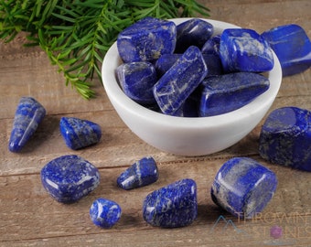 LAPIS LAZULI Tumbled Stones - Tumbled Crystals, Self Care, Healing Crystals and Stones,  E1178