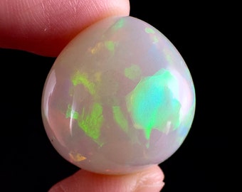 OPAL Cabochon - Round - Welo Opal, Jewelry Making, 54318