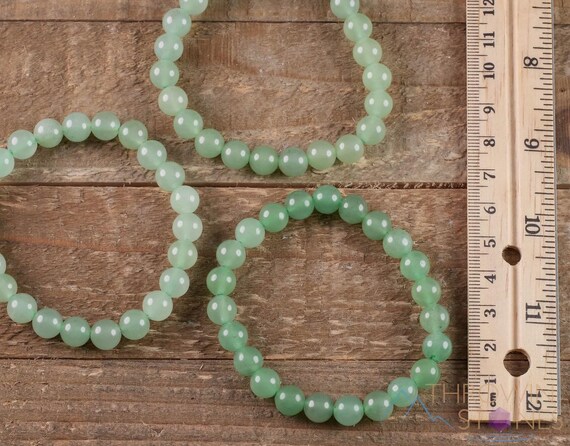 2025 Kristall Großhandel Hochwertiges 6mm 8mm 10mm Jade-Armband Natürliches Stein Grünes Rundes Edelstein-Armband
