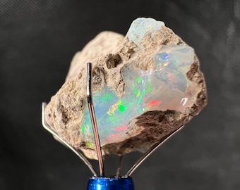 OPAL Raw Crystal - 4A+, Cutting Grade - Raw Opal Crystal, October Birthstone, Welo Opal, 50662