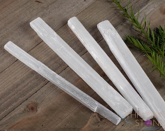 SELENITE WAND - Large, Selenite Sticks, Crystal Wand, Selenite Charging Station,  E1130
