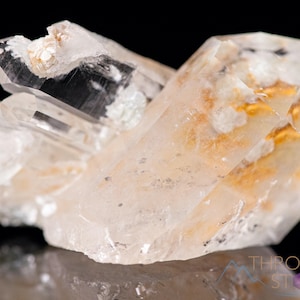 Rå COOKEITE Inkluderad KVARTS Kristallkluster Med Tabby - USA, Arkansas Mineralprov, 40399