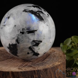 Rainbow MOONSTONE Crystal Sphere - Crystal Ball,  Housewarming Gift, Home Decor, E0372