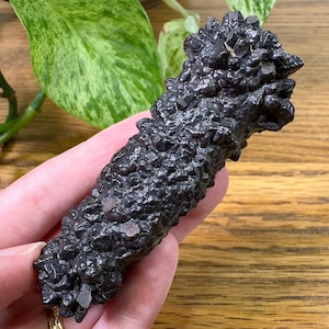 Raw PROPHECY Stone - Elongated, Limonite & Hematite - Rare Crystals and Stones, Home Decor, 55069