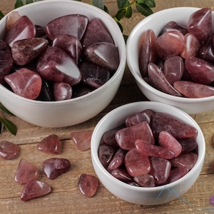 Red AVENTURINE Tumbled Stones - Tumbled Crystals, Self Care, Healing Crystals and Stones, E1467