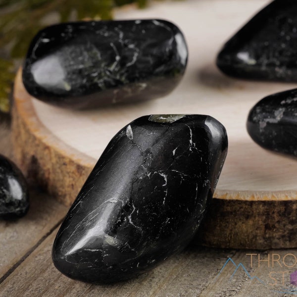 Black Star DIOPSIDE Tumbled Stones - Tumbled Crystals, Self Care, Healing Crystals and Stones, E1447