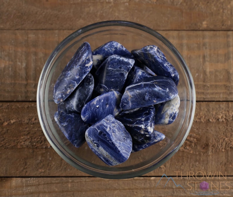 Healing Crystals and Stones E0028 Housewarming Gift Unique Gift Meditation Stone SODALITE Tumbled Stones