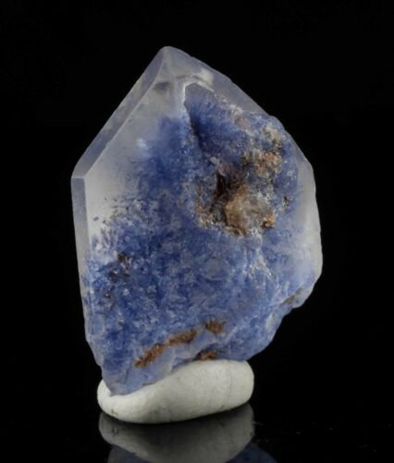 35910 DUMORTIERITE AAA Acicula in QUARTZ Housewarming Gift Home Decor Raw Crystals and Stones Raw Crystal