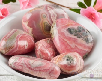 RHODOCHROSITE Tumbled Stones - Tumbled Crystals, Self Care, Healing Crystals and Stones, E0881