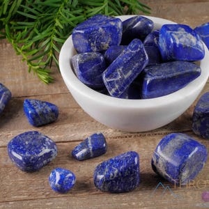 LAPIS LAZULI Tumbled Stones - Tumbled Crystals, Self Care, Healing Crystals and Stones,  E1178