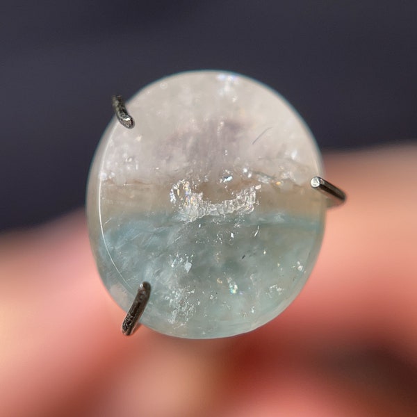 GILALITE Cabochon, Medusa Paraiba Quartz - Striped, Oval - Gemstones, Jewelry Making, 43827