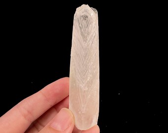 Growth INTERFERENCE QUARTZ Crystal Specimen - Natural Raw Stone Points, Unique Boho Home Decor, 57084